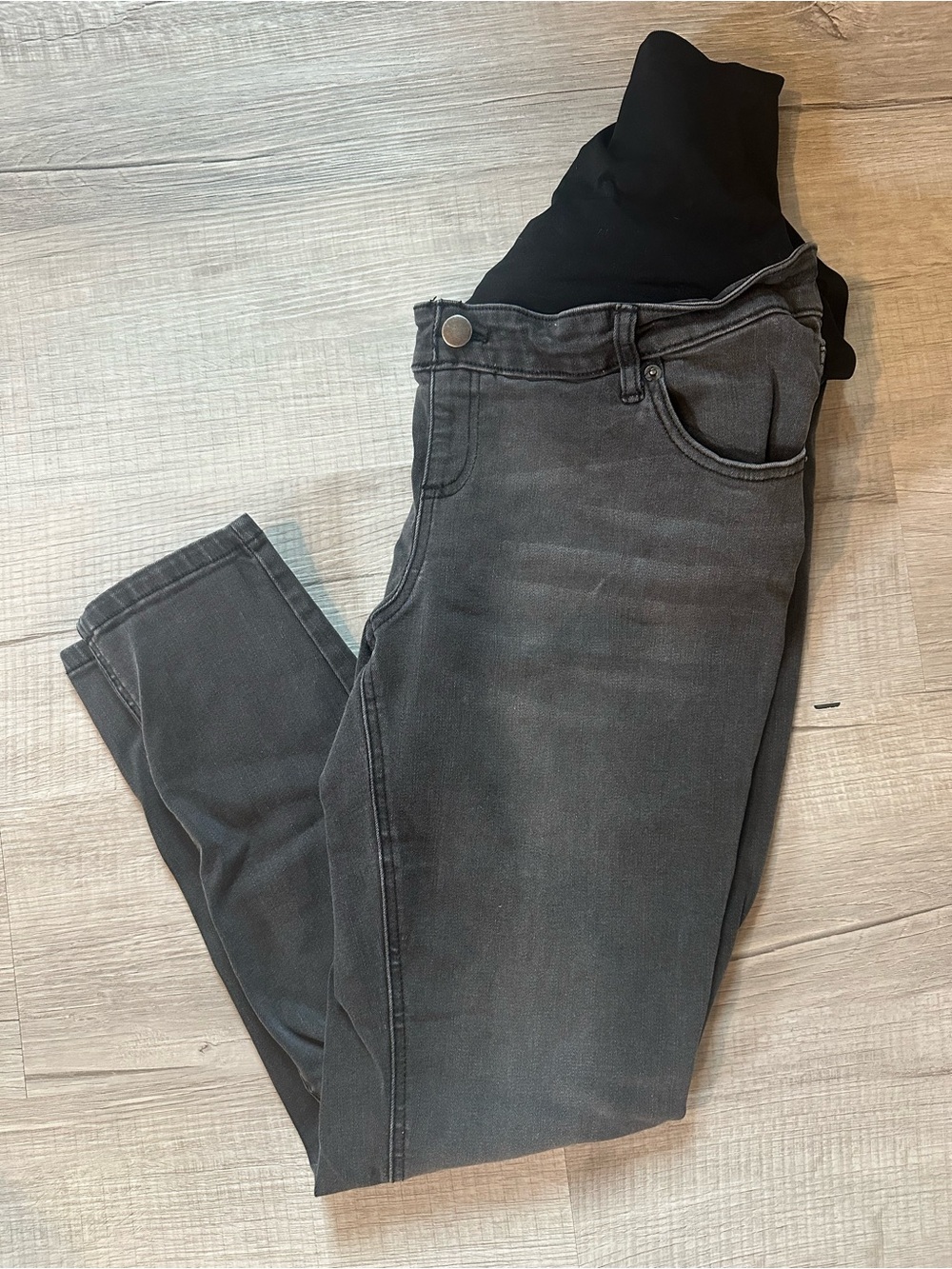 Time and Tru Black Maternity Skinny Jeans